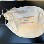 Edger "Tie-On" Style Dust Bag with Zipper and Elastic Neck