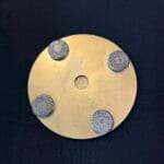 1 set of 6” diamond pucks for the Hyper Grinder 150861VEL (Velcro)