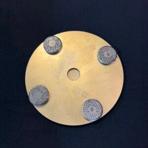 1 set of 6” diamond pucks for the Hyper Grinder 150861VEL (Velcro)